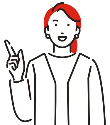 飲食店開業や店舗賃貸のアドバイスをするスタッフのイラスト